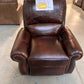 LEATHER POWER RECLINER - HANDMADE LEATHER RECLINER - AMARETTO POWER RECLINER - SFA11113