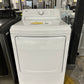 LG - 7.3 Cu. Ft. Smart Gas Dryer with Sensor Dry - White  MODEL: DLG6101W  DRY11972S