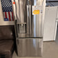 GREAT! LG 25 cu. ft. Stainless 3-Door French Door Refrigerator  MODEL: LF25H6330S  REF13992