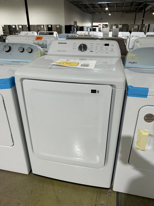 NEW SAMSUNG ELECTRIC DRYER WITH SENSOR DRY MODEL: DVE45T3200W  DRY11982S