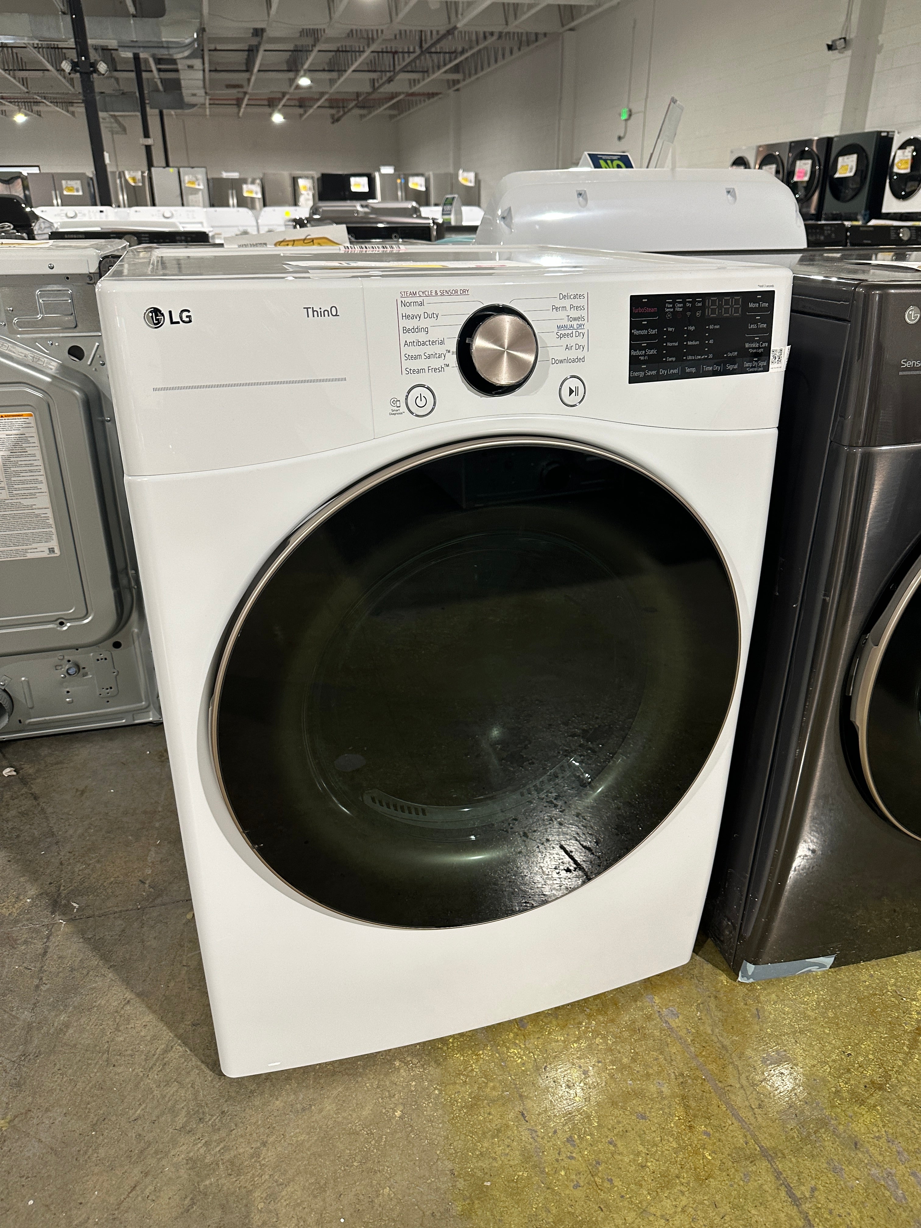 STACKABLE LG ELECTRIC DRYER - BRAND NEW DRYER - MODEL: DLEX4000W DRY11 ...