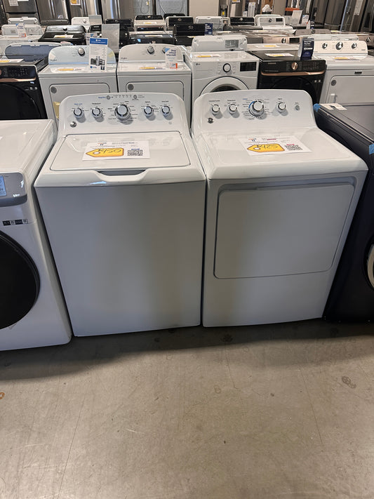 GREAT NEW GE TOP LOAD WASHER ELECTRIC DRYER LAUNDRY SET - WAS13120 DRY12430