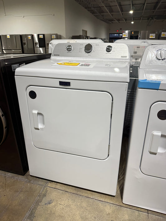 NEW MAYTAG ELECTRIC DRYER WITH WRINKLE PREVENT MODEL: MED4500MW  DRY11990S