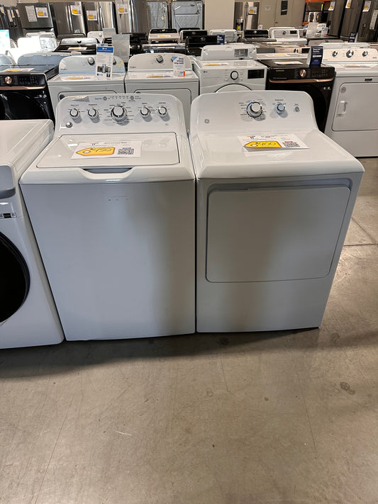 GREAT NEW GE TOP LOAD WASHER ELECTRIC DRYER LAUNDRY SET - WAS13122 DRY12340