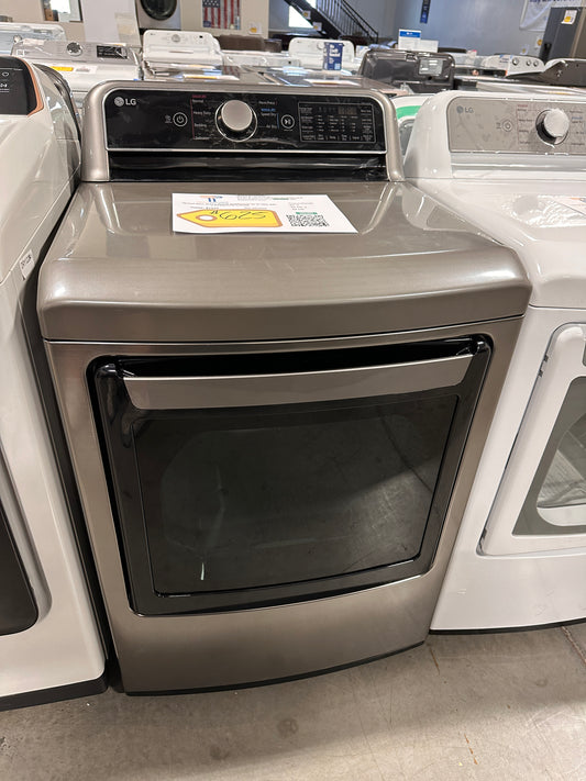 GREATLY DISCOUNTED GRAPHITE STEEL SMART GAS DRYER MODEL: DLG7401VE  DRY12395