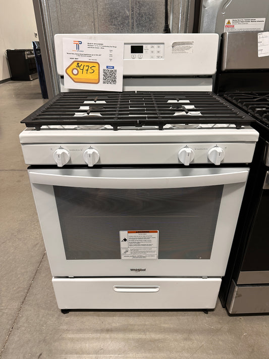 NEW Whirlpool - 5.1 Cu. Ft. Freestanding Gas Range with Broiler Drawer - MODEL: WFG320M0MW  RAG11831
