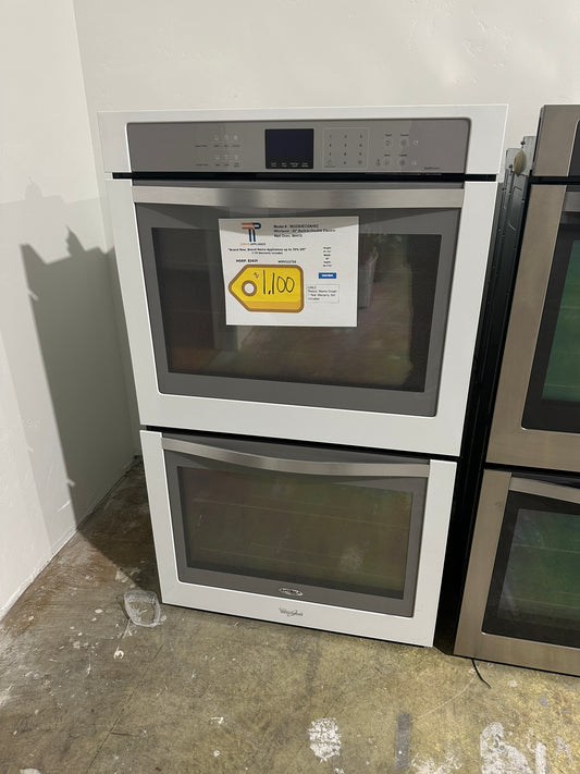 BEAUTIFUL WHIRLPOOL DOUBLE ELECTRIC WALL OVEN - WARRANTY INCLUDED - MODEL: WOD93EC0AH02  WOV11171S