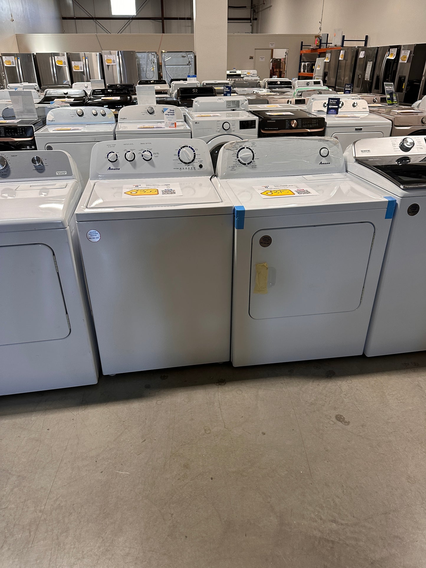 GORGEOUS NEW TOP LOAD WASHER ELECTRIC DRYER LAUNDRY SET - WAS13094 DRY12444