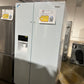 NEW WHIRLPOOL SIDE BY SIDE REFRIGERATOR IN WHITE MODEL: WRS315SDHW  REF12384S