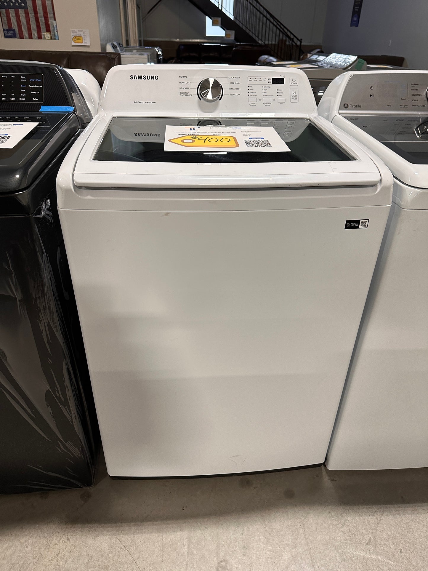 TOP LOAD WASHER WITH VIBRATION REDUCTION MODEL: WA45T3200AW  WAS13130