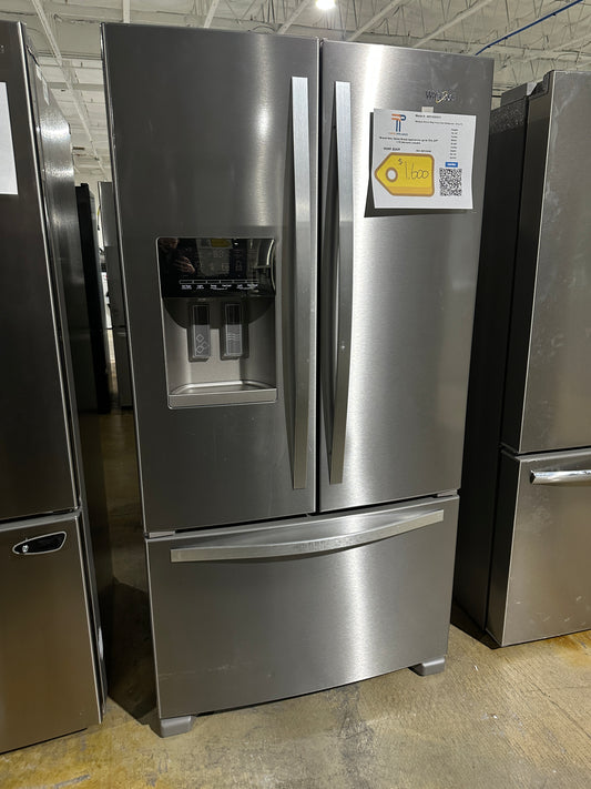 GREAT NEW WHIRLPOOL FRENCH DOOR REFRIGERATOR MODEL: WRF555SDFZ  REF12408S