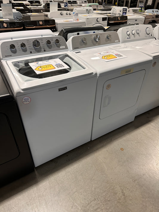 GORGEOUS TOP LOAD WASHER ELECTRIC DRYER MAYTAG LAUNDRY SET - WAS13139 DRY12450