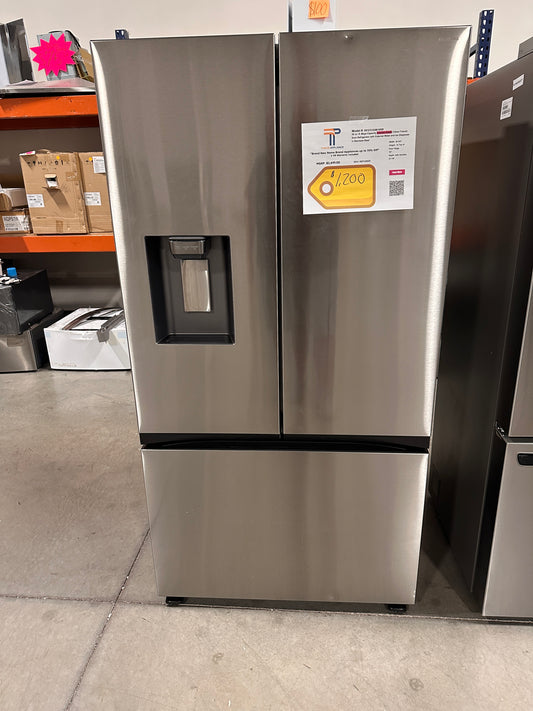 GORGEOUS! Samsung 26 cu. ft. Counter Depth 3-Door French Door Refrigerator  MODEL: RF27CG5B10SR  REF14005