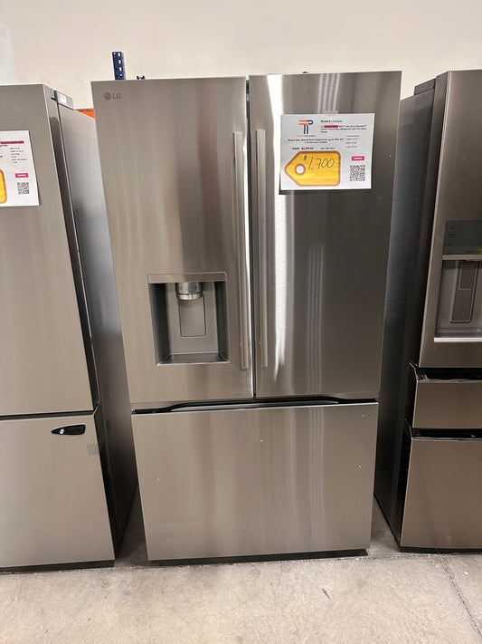 LG Counter Depth Zero-Clearance French Door Refrigerator  MODEL: LF24Z6530S  REF14015