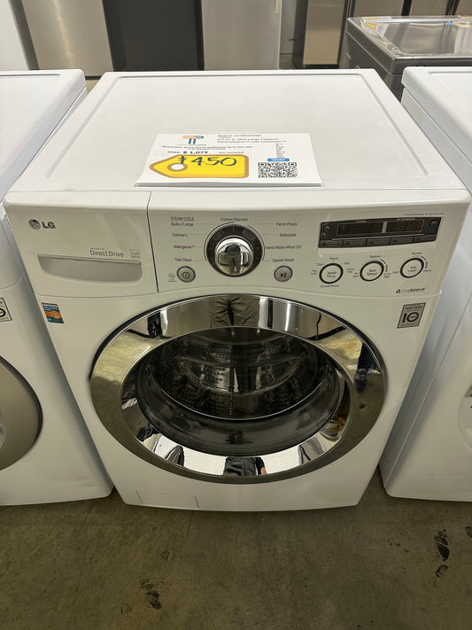 LG 4 CU FT FRONT LOAD WASHER - LIKE NEW - MODEL: WM3250HWA  WAS12089S