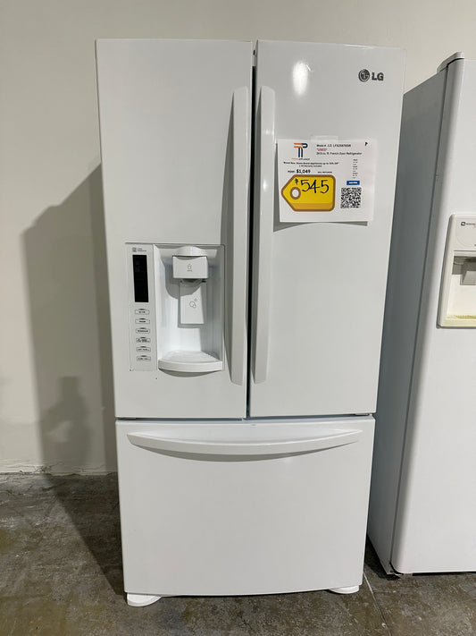 LG 24.9 CU FT French Door Refrigerator  MODEL: LFX25978SW  REF12422S