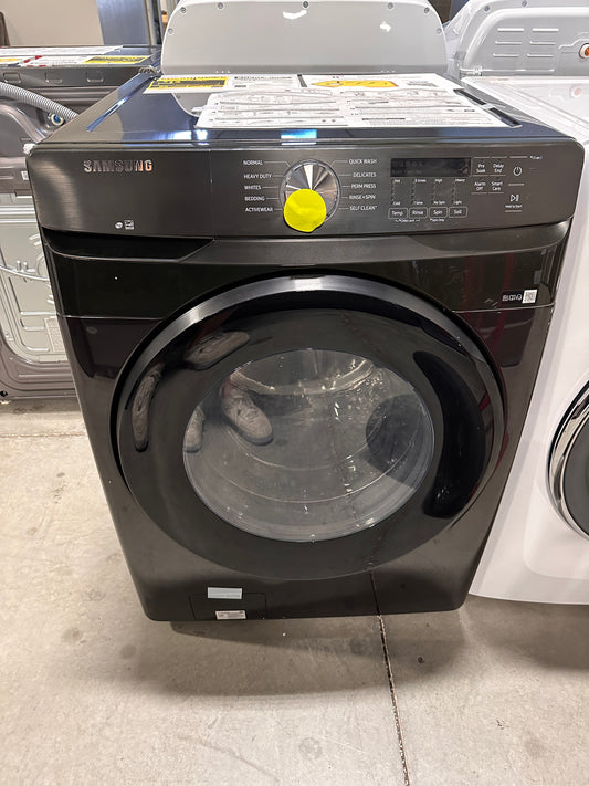 GREAT NEW SAMSUNG STACKABLE FRONT LOAD WASHER in BLACK STAINLESS MODEL: WF45T6000AV/A5  WAS13150