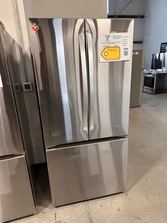 LG 21 Cu. Ft. Counter Depth French Door Refrigerator  MODEL: LF21G6200S  REF14037