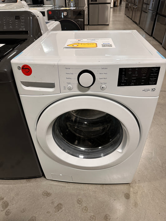 NEW! 5.0 Cu. Ft. Mega Capacity Front Load Washer LG  MODEL: WM3470CW  WAS14045
