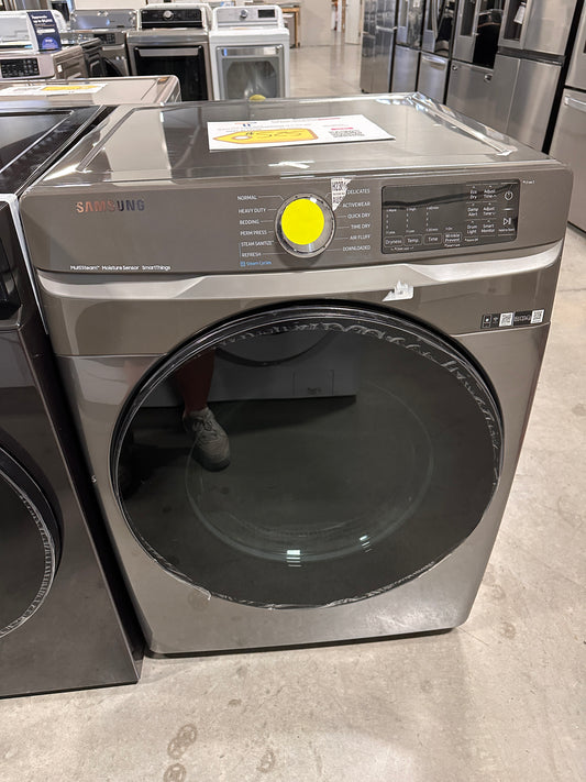 Smart Electric Dryer with Steam Sanitize+ - Platinum  MODEL: DVE45B6300P/A3  DRY12471
