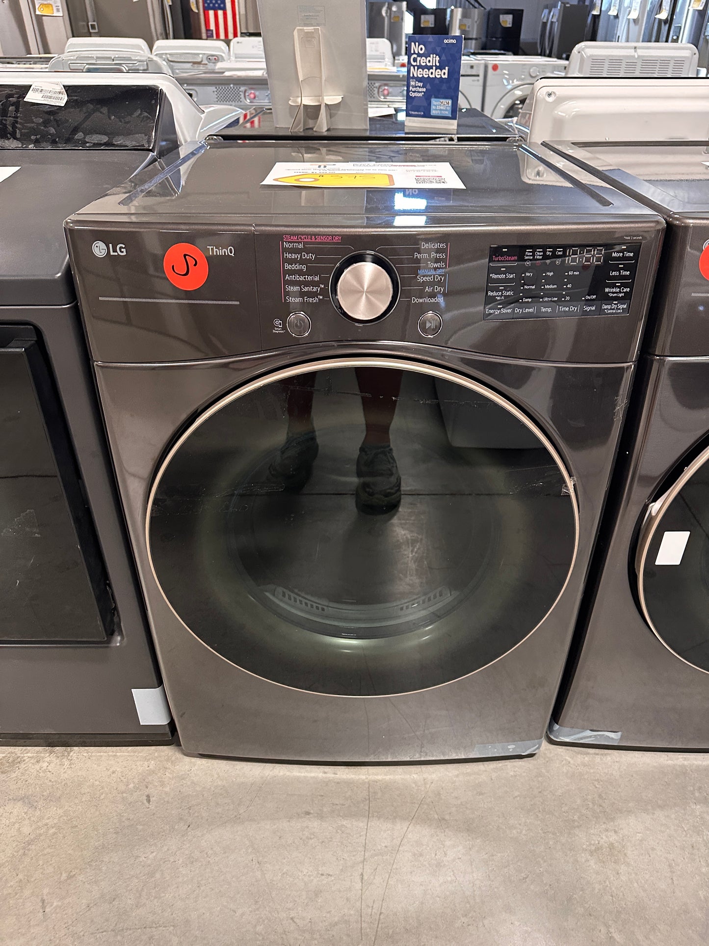 LG 7.4 Cu. Ft. Front Load Electric Dryer with TurboSteam  MODEL: DLEX4000B  DRY13164
