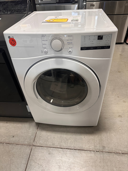 NEW 7.4 Cu. Ft. Ultra Large Capacity Gas Dryer LG  MODEL: DLG3401W  DRY13166