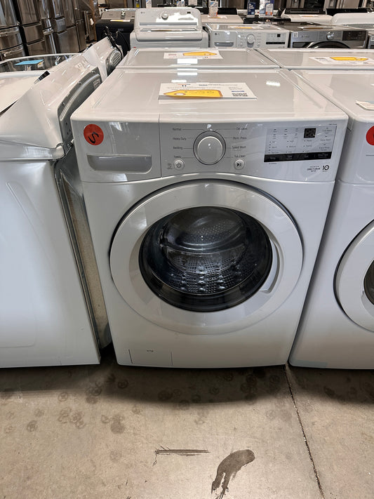 GREAT NEW STACKABLE LG FRONT LOAD WASHER MODEL: WM3400CW  WAS14037