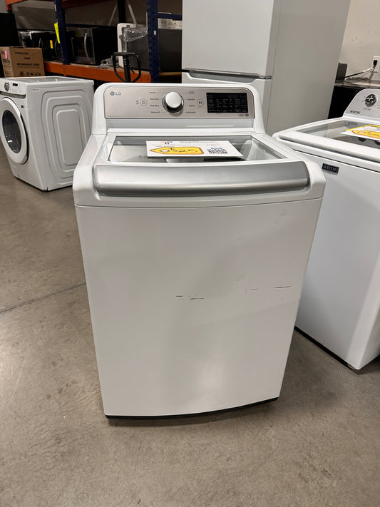 GREAT NEW LG SMART TOP LOAD WASHER WITH TURBOWASH MODEL: WT7400CW  WAS13154