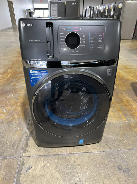 BEAUTIFUL BRAND NEW GE PROFILE WASHER AND DRYER COMBINATION MACHINE - MODEL: PFQ97HSPVDS WAS12108S