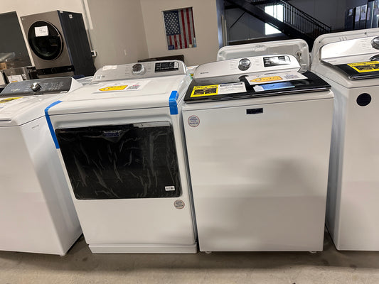 GORGEOUS NEW MAYTAG SMART TOP LOAD WASHER ELECTRIC DRYER LAUNDRY SET - WAS13161 DRY12442