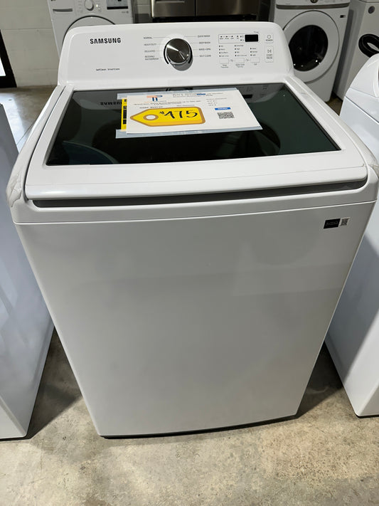 NEW SAMSUNG TOP LOAD WASHER WITH VIBRATION REDUCTION MODEL: WA45T3200AW WAS12101S