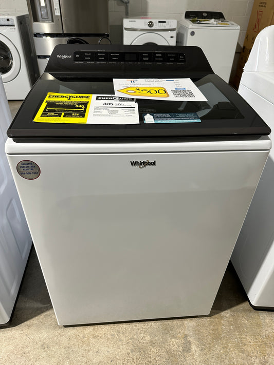 BRAND NEW WHIRLPOOL TOP LOAD WASHER with PRETREAT STATION MODEL: WTW5105HW WAS12107S
