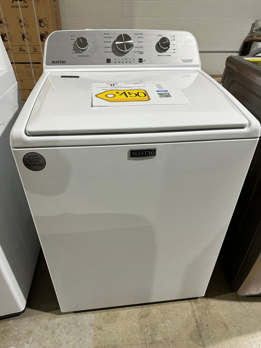 NEW MAYTAG TOP LOAD WASHER WITH DEEP FILL MODEL: MVW4505MW WAS12099S