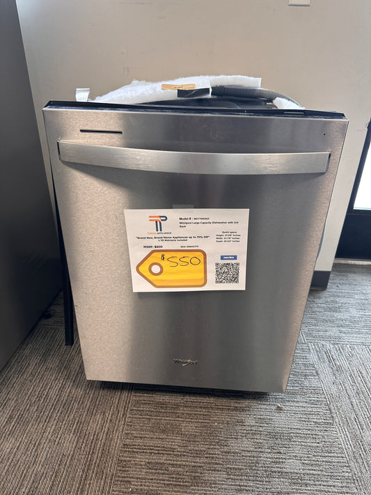 BEAUTIFUL BRAND NEW Whirlpool 24" Dishwasher  MODEL: WDT750SAKZ  DSW11779