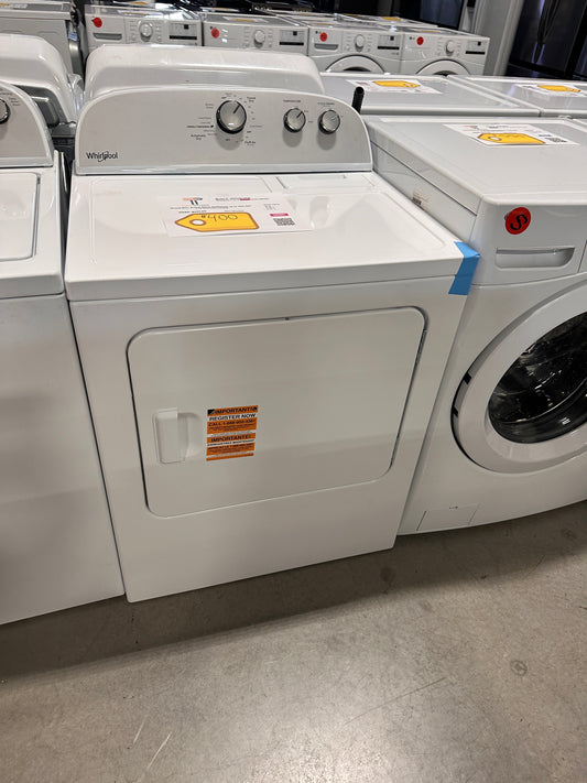 NEW!!! Whirlpool - 7.0 Cu. Ft. 14-Cycle Electric Dryer - White  MODEL: WED4815EW  DRY13063