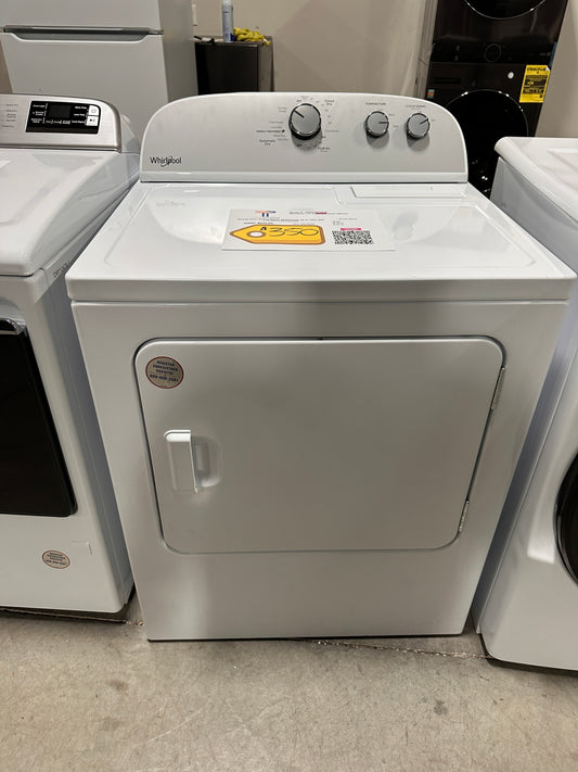 New Whirlpool - 7.0 Cu. Ft. 14-Cycle Electric Dryer - White  MODEL: WED4815EW  DRY12483