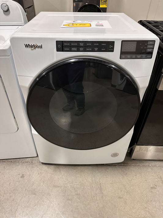 GREAT NEW WHIRLPOOL STACKABLE ELECTRIC DRYER MODEL: WED5605MW  DRY12482