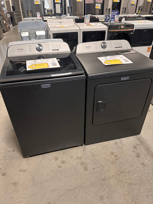 GORGEOUS NEW LAUNDRY SET MAYTAG TOP LOAD WASHER ELECTRIC DRYER WAS14017 DRY13154