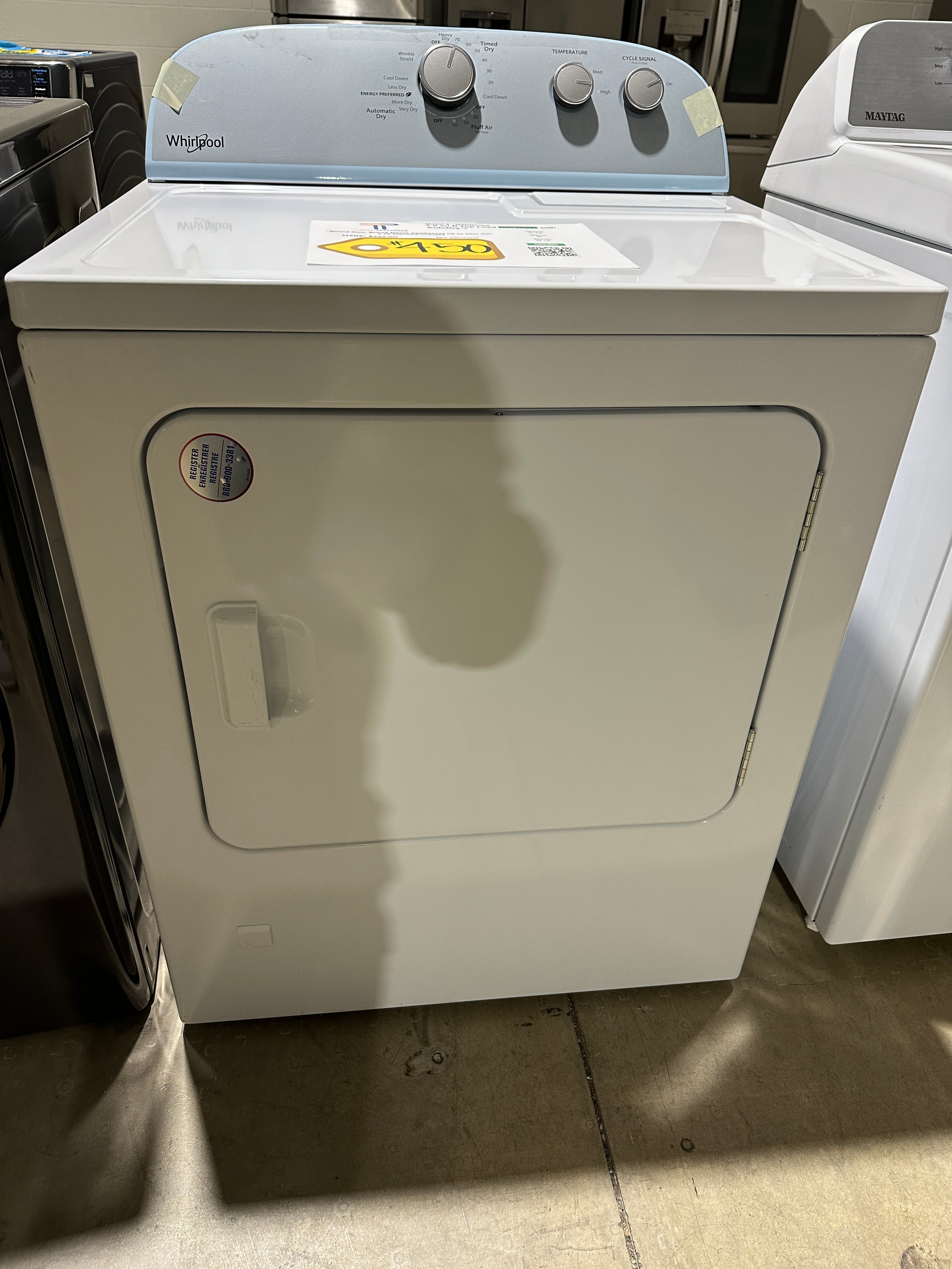 GREAT NEW WHIRLPOOL GAS DRYER MODEL: WGD4815EW DRY12107S – Thrive Appliance