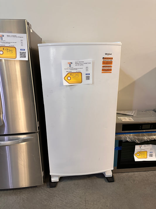NEW Whirlpool Upright Freezer with LED Lighting  MODEL: WZF34X16DW  FRZ11268