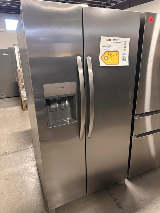 Frigidaire 25.6 Cu. Ft. 36" Standard Depth Side by Side Refrigerator  MODEL: FRSS26L3AF  REF14055