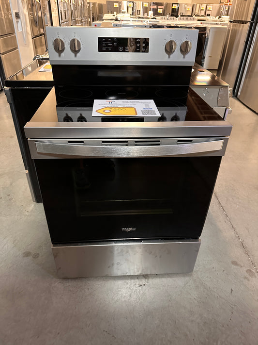 GORGEOUS GLASS TOP WHIRLPOOL ELECTRIC RANGE MODEL: WFES5030RZ  RAG12058