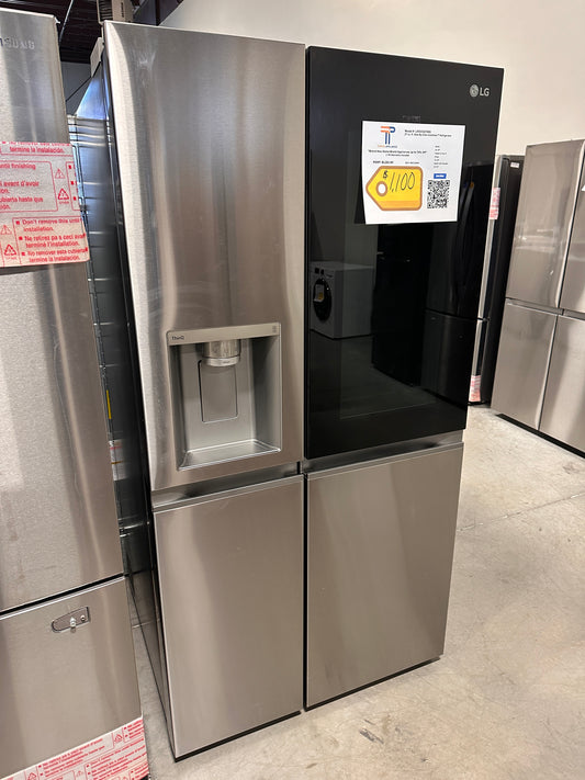 NEW STAINLESS STEEL SIDE BY SIDE LG REFRIGERATOR MODEL:LRSOS2706S  REF13084