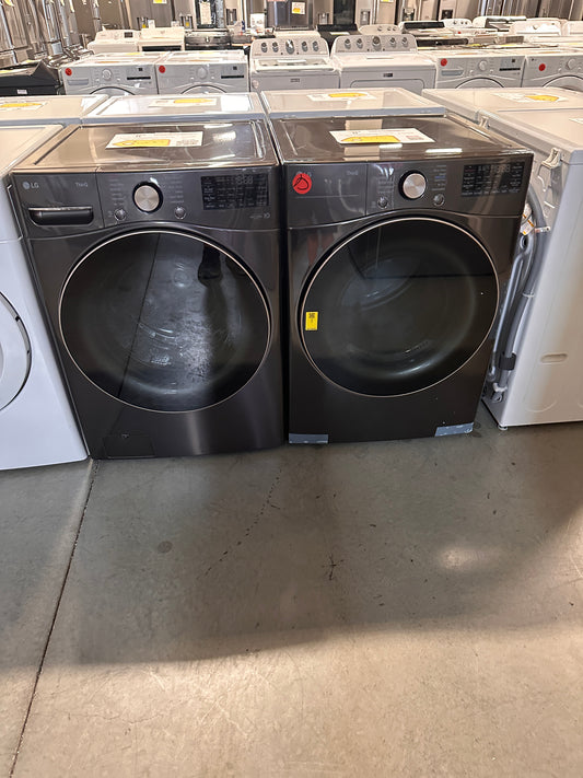 GREAT NEW LG FRONT LOAD WASHER ELECTRIC DRYER LAUNDRY SET WAS13998 DRY13164