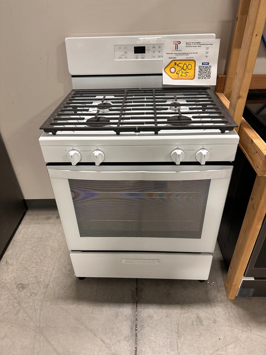 PRICE REDUCED WHITE WHIRLPOOL GAS RANGE - RAG11762 Model:WFG320M0MW