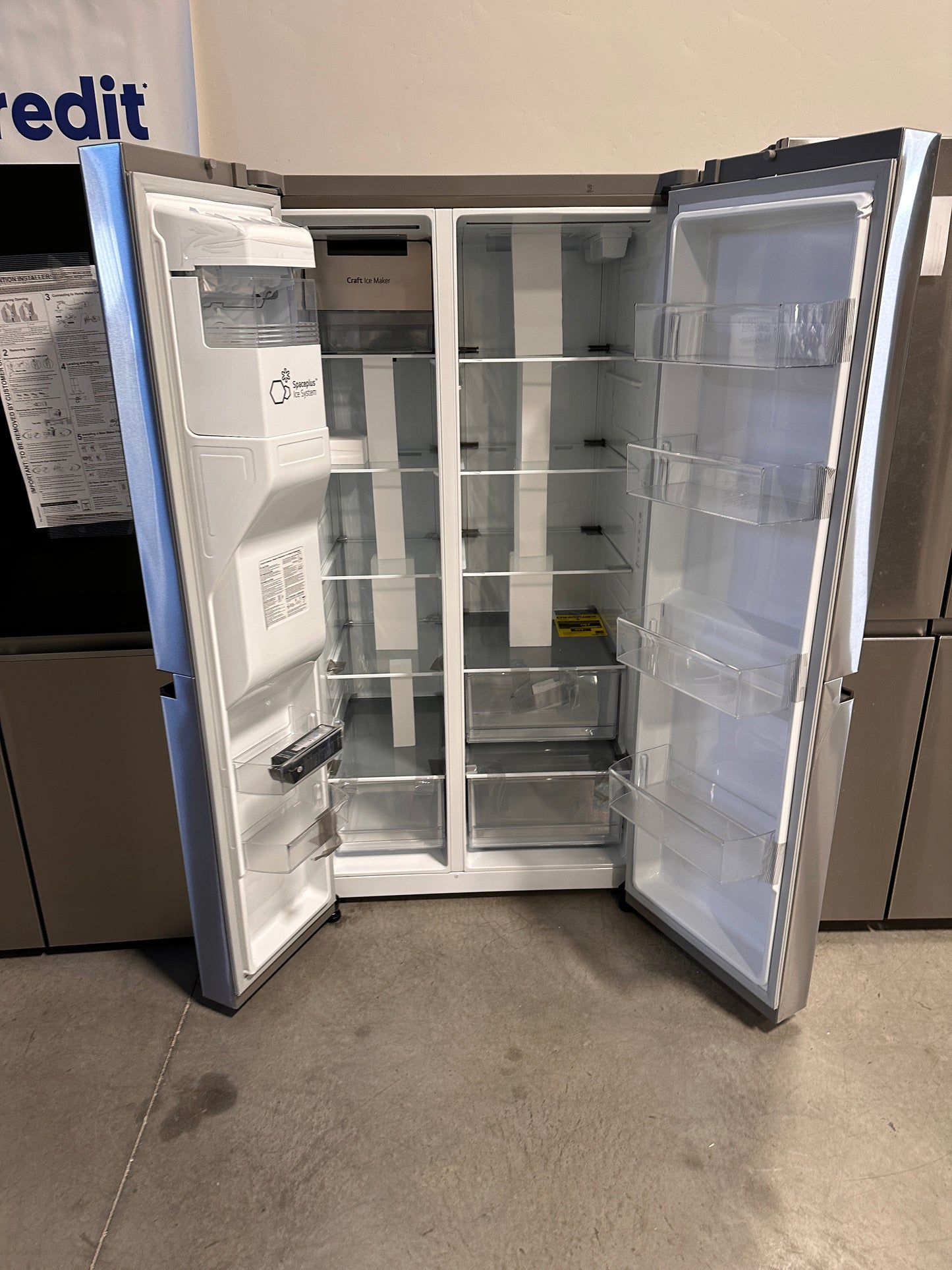 DISCOUNTED 27.2 CU FT SIDE-BY-SIDE LG REFRIGERATOR - REF12846 Model:LRSXS2706S