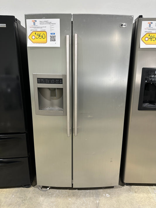 DISCOUNTED USED LG REFRIGERATOR - ICE AND WATER DO NOT WORK - MODEL: LSC26905TT REF12438S