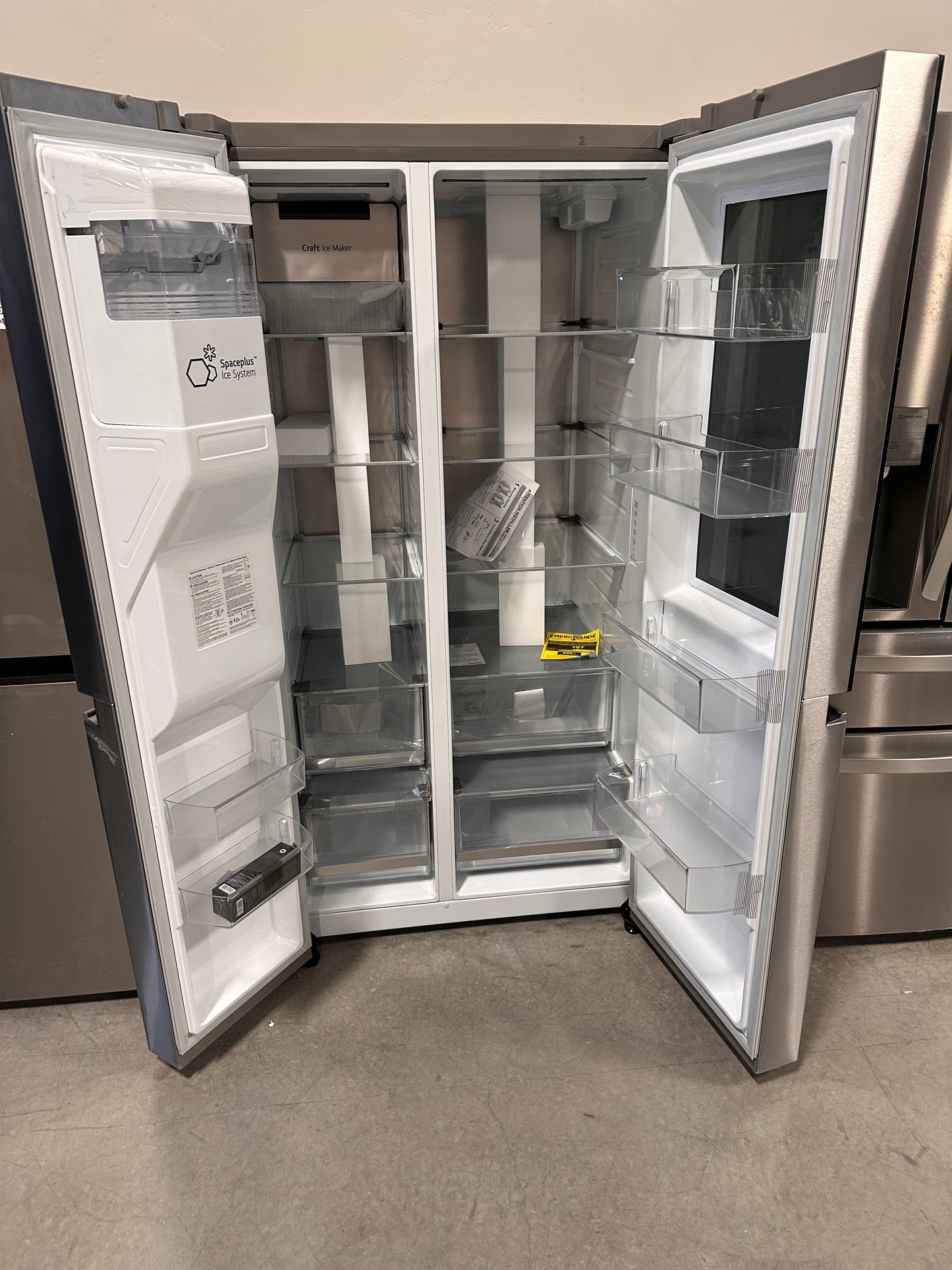 SIDE-BY-SIDE LG SMART REFRIGERATOR - NEW - MODEL: LRSOS2706S  REF12996