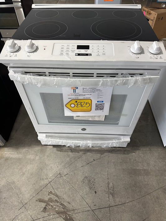 GREAT NEW GE WHITE ELECTRIC RANGE MODEL: JS760DP8WW RAG11582S