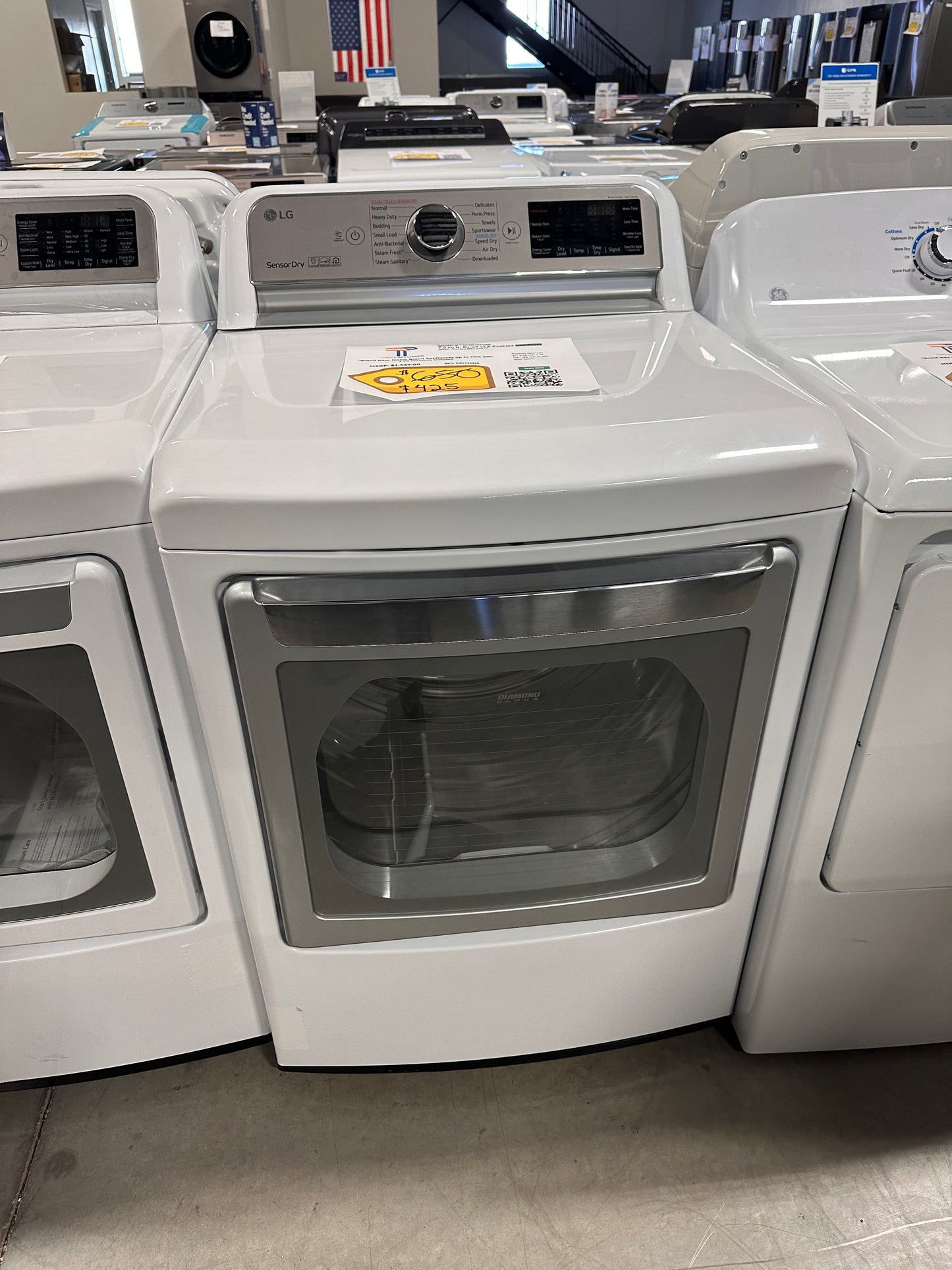 SMART SALE PRICE GAS LG DRYER - DRY11522S DLGX7801WE